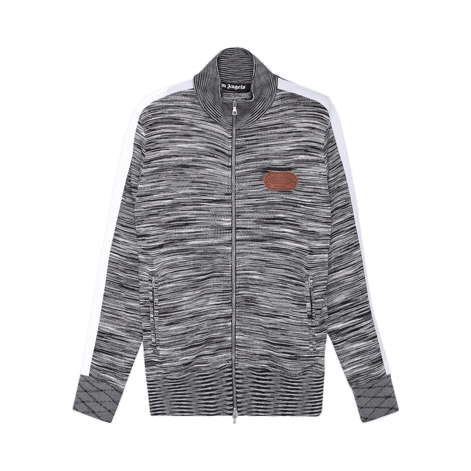 Jakna Palm Angels x Missoni Knitted Track Jacket Siva | PMHA028F21KNI0010860, 0
