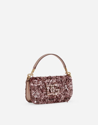 Torba za čez ramo Dolce & Gabbana 3.5 Crossbody Bag With Sequins Bordo | BB7603A9U838B404, 1