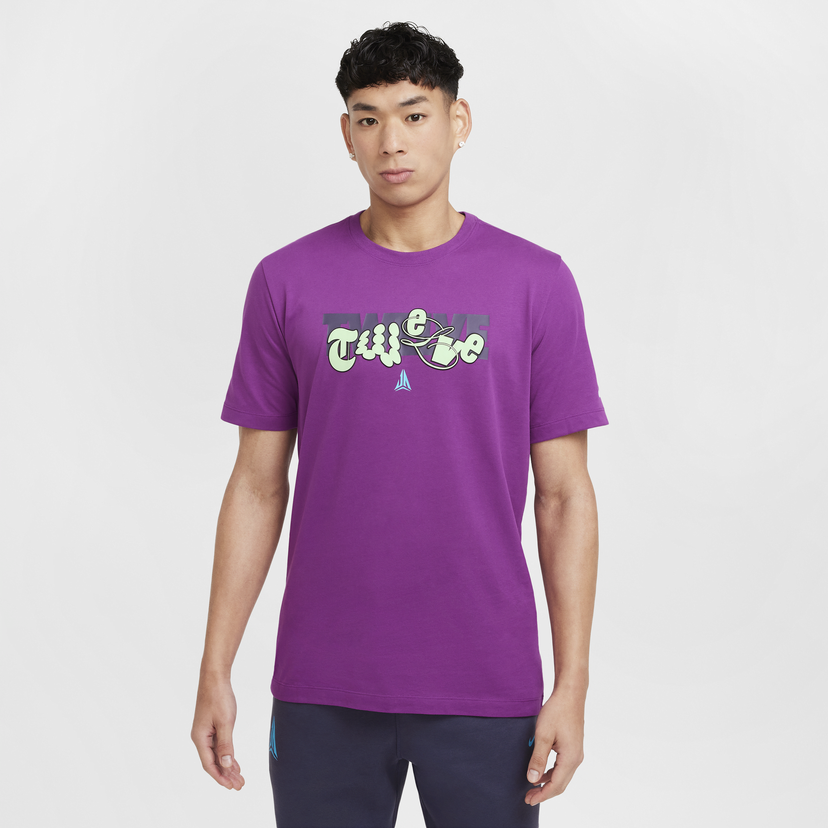 Majica Nike Ja Basketball T-shirt Print Purple Lila | HF6193-505