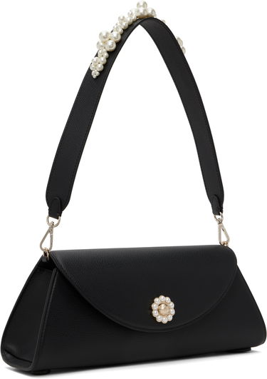 Torbica Simone Rocha Simone Rocha Beaded Long Pochette Valentine Bag Črna | BAG190B 0787, 1