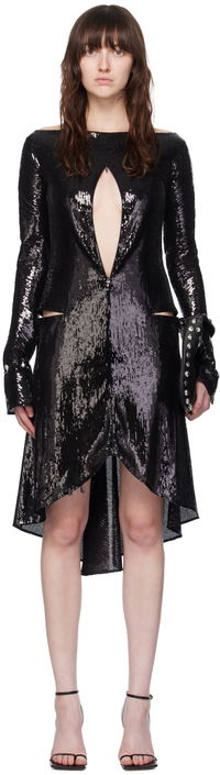 Women's Sequin Ellipse Midi Dress