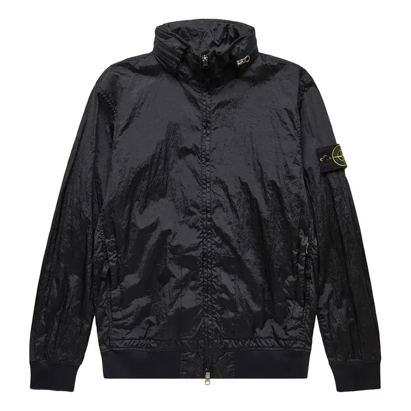 Bomber jakna Stone Island Compass Patch Bomber Jacket Črna | 781541920-V0029