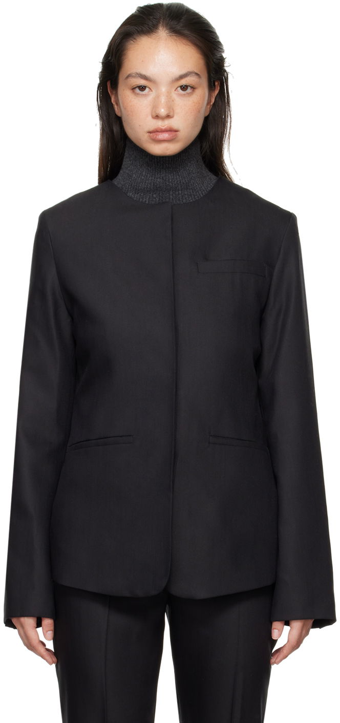 Jakna Loulou de Saison Loulou de Saison Lavena Blazer Črna | LAVENA
