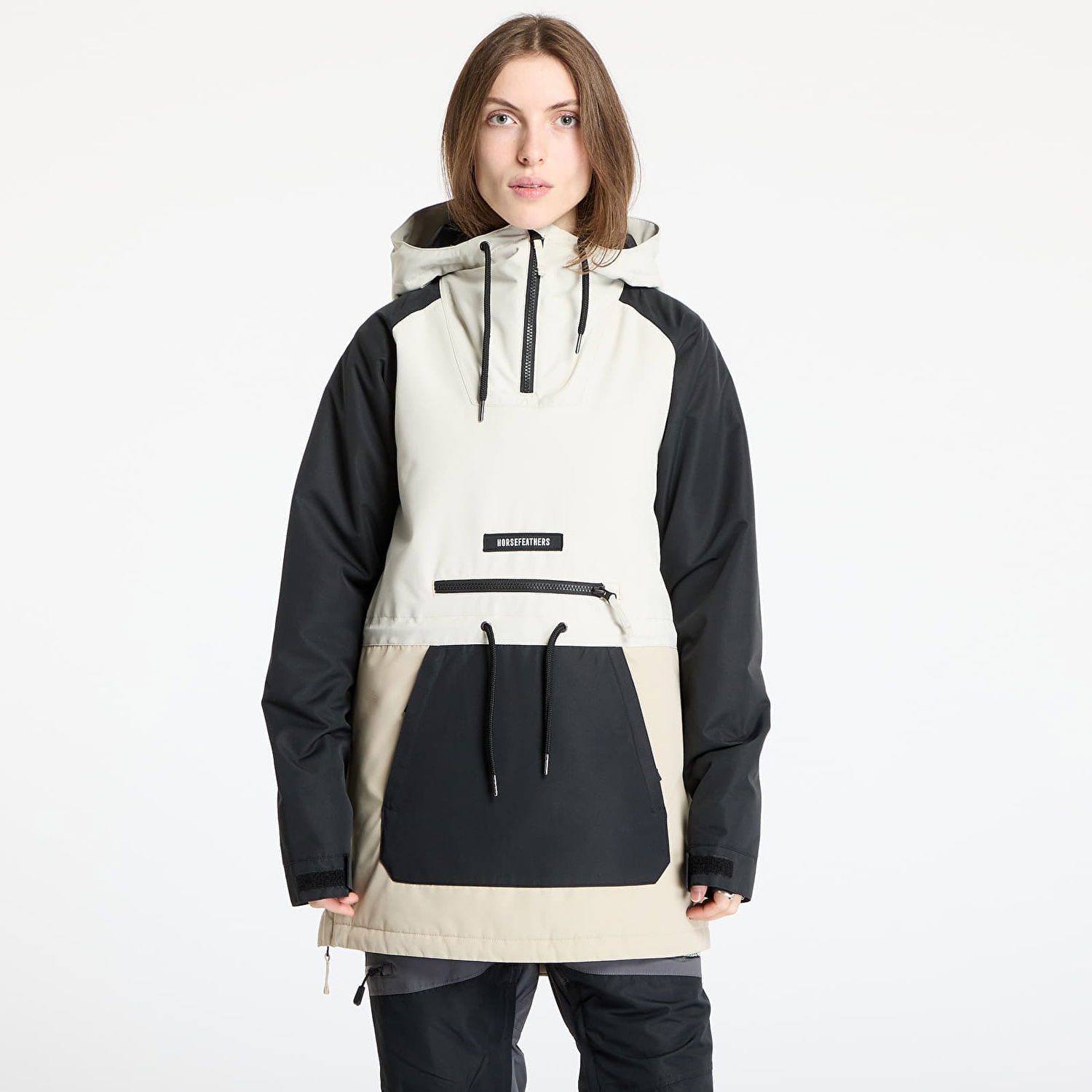 Parka Horsefeathers Horsefeathers Derin II Women's Anorak Jacket Črna | OW214M, 0