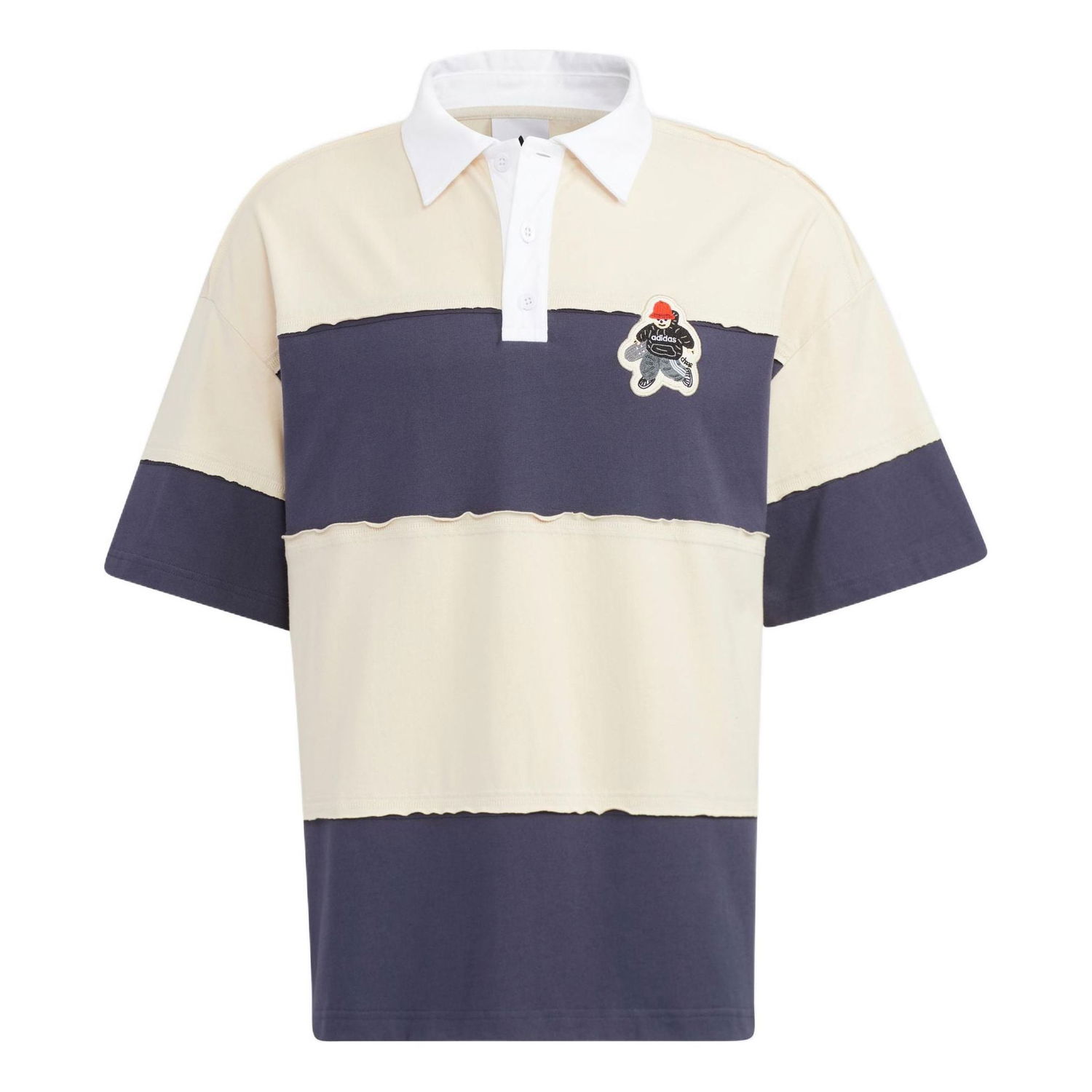 Polo majica adidas Originals CHARR Short Sleeve Polo Shirt Bež | HR3467, 0