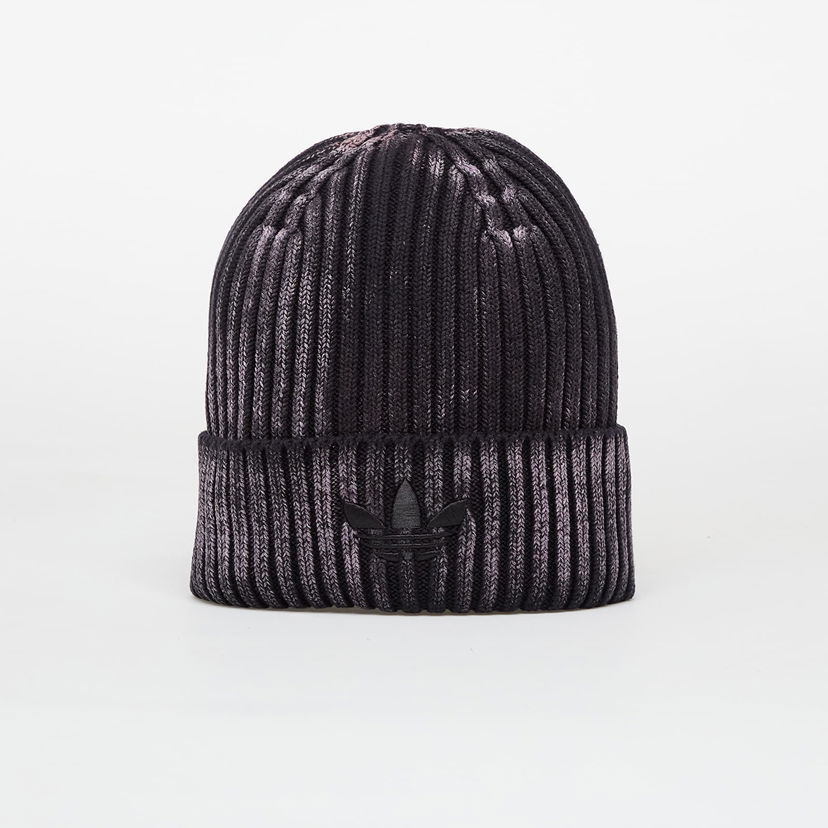 Klobuk adidas Originals Hat adidas Beanie Washed Black/ Ash Purple Lila | JZ4931