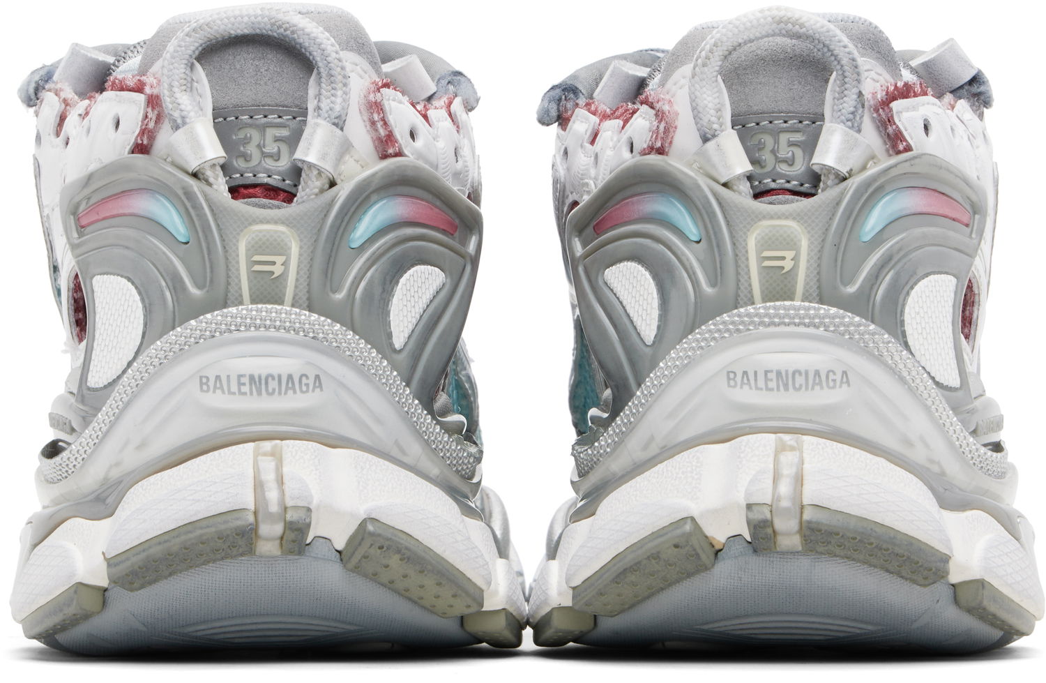 Superge in čevlji Balenciaga Balenciaga Runner Gradient Bela | 772767 WRNGM, 1