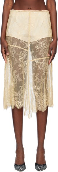 Stand Studio Mathilde Lace Midi Skirt