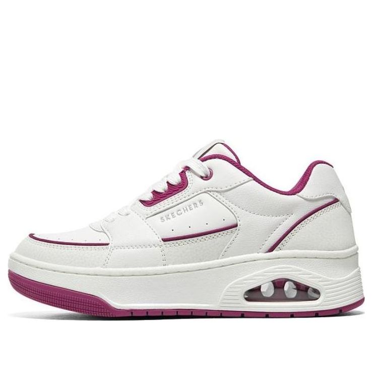 Superge in čevlji Skechers Uno Court Courted Style Bela | 177710-WFUS