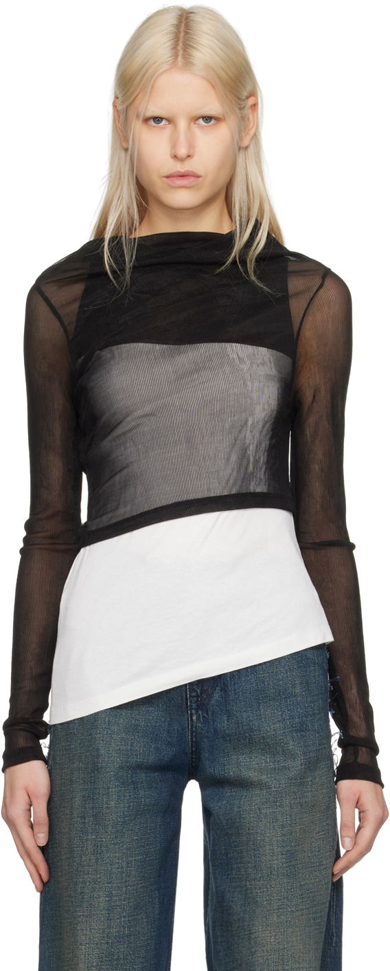 Majica Maison Margiela MM6 Asymmetric T-Shirt Siva | S52NC0330 STJ403