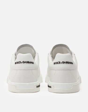 Superge in čevlji Dolce & Gabbana Portofino In Vitello Nappato Bela | CS2213AA33580001, 2