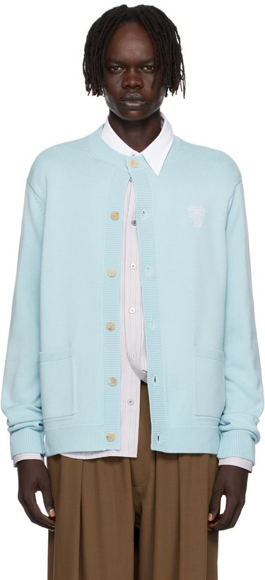 Pleteni pulover Acne Studios Acne Studios Crewneck Cardigan Modra | B60385-, 0