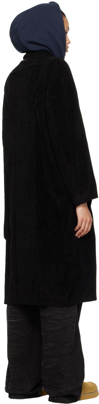 Plašči ADER ERROR Single-Breasted Long Corduroy Coat Črna | BMADFWCT0103BK, 3