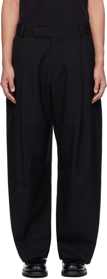 Hlače Studio Nicholson Studio Nicholson Pull Wool Trousers Črna | PULL SNM - 1278, 0