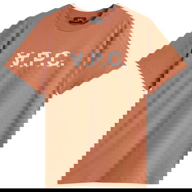 Majica A.P.C. A.P.C. Men's VPC Logo T-Shirt, Size Small Oranžna | COHBM-M26384-GLA, 1