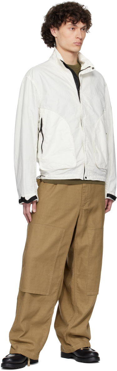 Vetrovka Stone Island Stone Island Organic Look Nylon Panama-TC Jacket Bela | K1S15 4100067 S0069, 4
