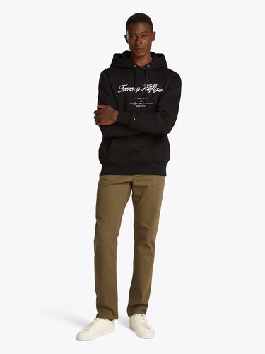 Pulover Tommy Hilfiger Tommy Hilfiger Script Logo Hoodie Črna | MW0MW33631BDS, 1