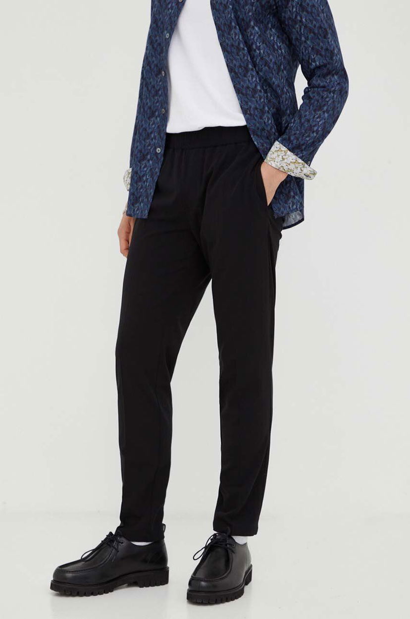 Hlače Samsoe Samsoe Samsoe Samsoe Slim Fit Pants Črna | M20300059