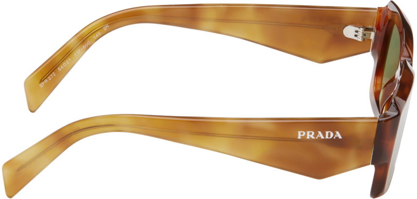 Sončna očala Prada Rectangular Tortoiseshell Sunglasses Rjava | 0PR 27ZS 8056262084274, 1