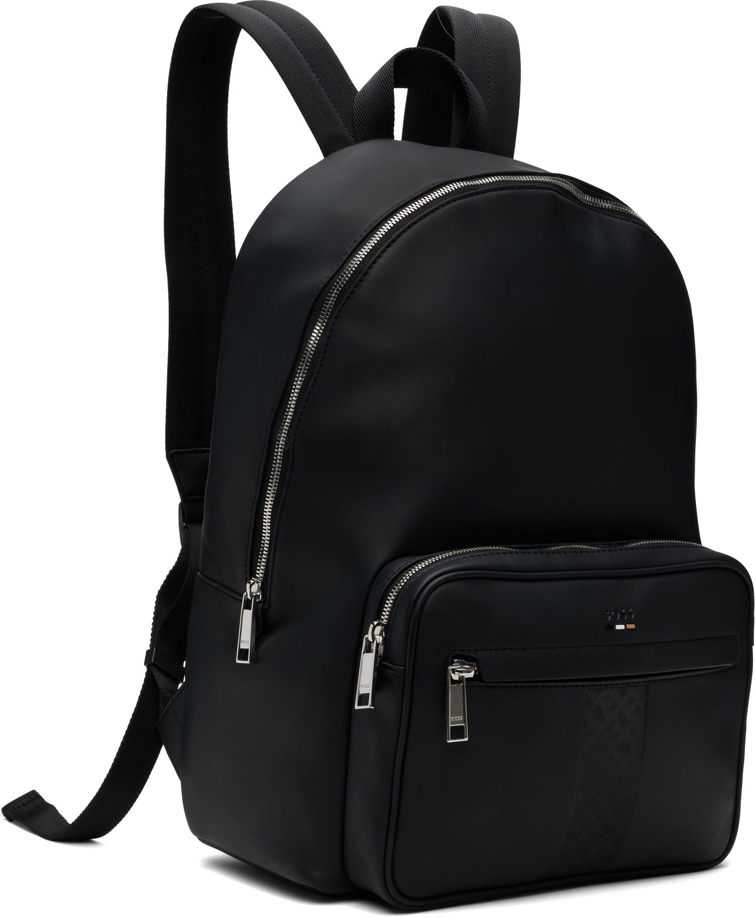 Nahrbtnik BOSS BOSS Structured Signature Trims Backpack Črna | 50552610, 1