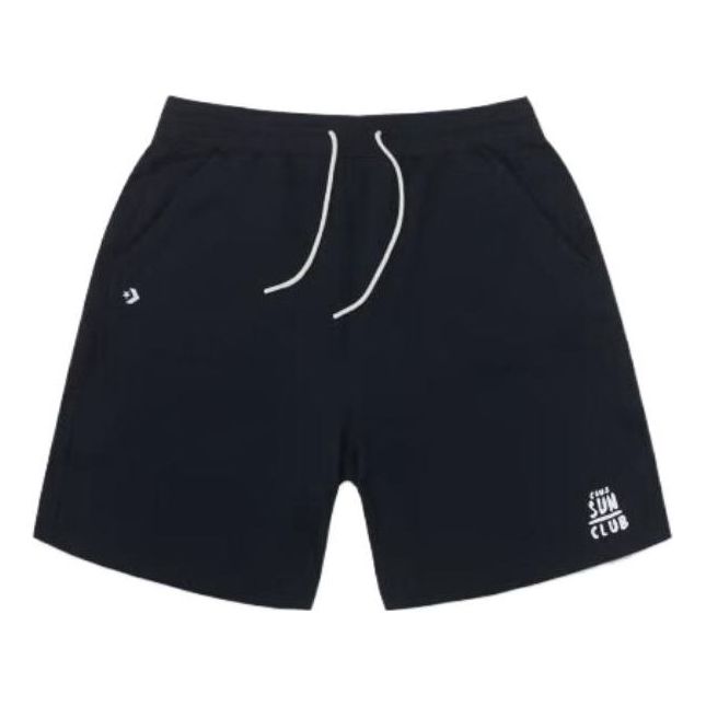 Kratke hlače Converse Sun Club Drawstring Shorts Črna | 10025878-A02