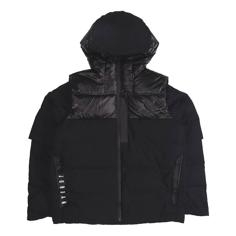 Puhovka Jordan Jordan Stay Warm Hooded Down Jacket Črna | 924676-010