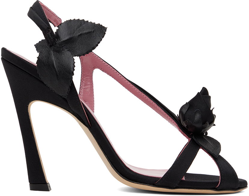 Modni dodatki Blumarine Blumarine Sofia 120 Heeled Sandals Črna | 6A4513T038022222