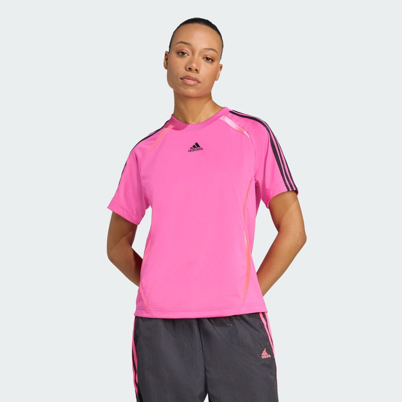 Majica adidas Performance Adicolor Teamgeist Loose Fit T-Shirt Roza | JZ8271