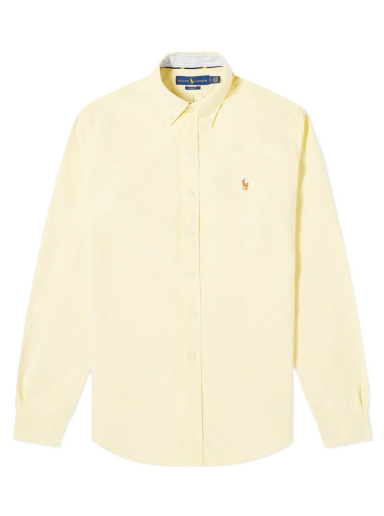Srajce Polo by Ralph Lauren Slim Fit Button Down Oxford Rumena | 710792161004