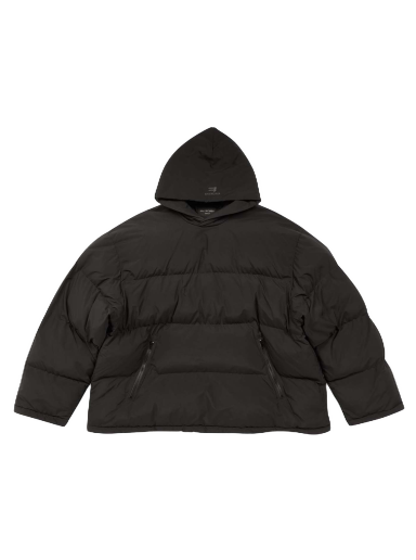 Puhovka Balenciaga Sporty B Pull-Over Puffer Jacket Črna | 720156 TNO45 1000