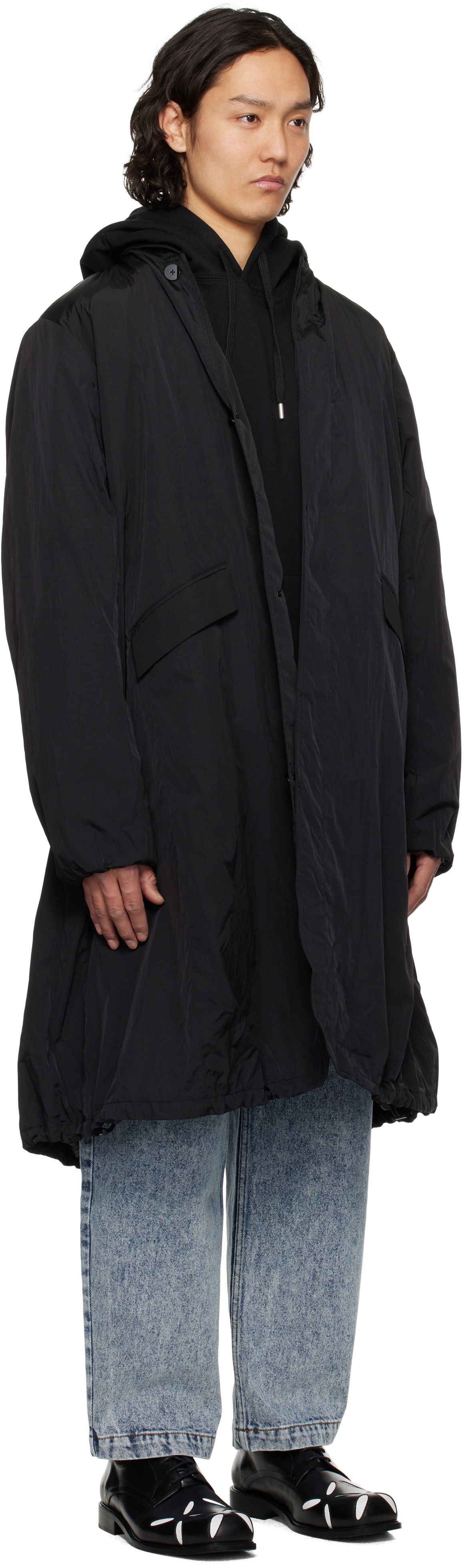 Plašči ADER ERROR ADER error Product. 26 Hooded Parka Črna | BO01SSCT0102BK, 1