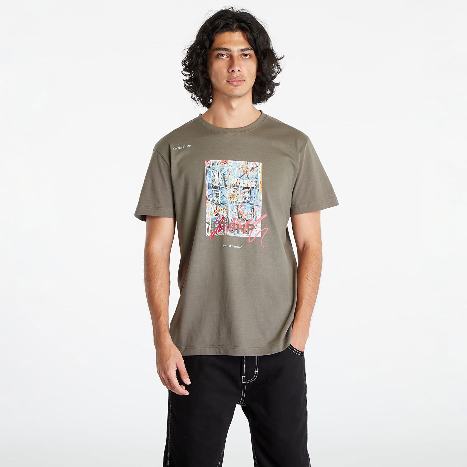 Majica Footshop Martin Lukáč x Colouring Outside The Lines Siva | FTSHP_306, 0