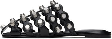 Superge in čevlji Alexander Wang Alexander Wang Rexa Cage Slide Sandals Črna | 30125M014, 2