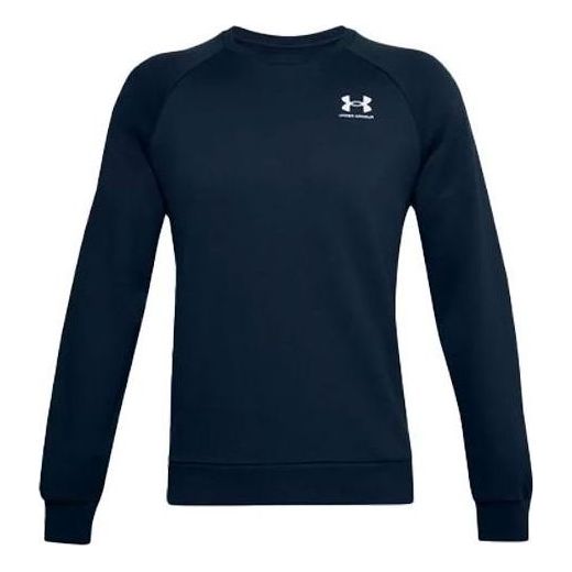 Pulover Under Armour Men's Fleece Crew Sweatshirt Modra | 1359029-408
