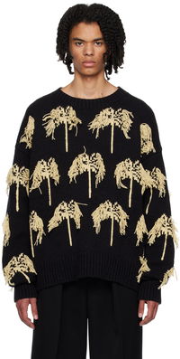 Jil Sander Crewneck Palm Tree Sweater