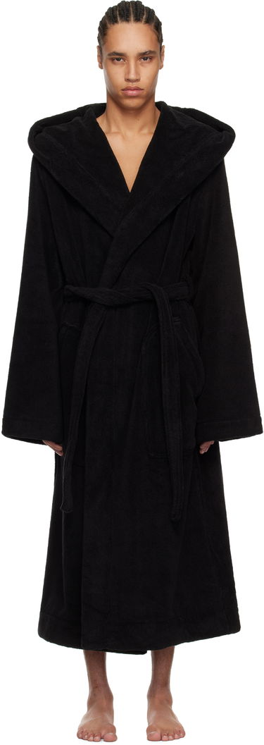 Pižame Rick Owens Rick Owens Beach Hooded Bathrobe Črna | RH0000002 SPO1, 0