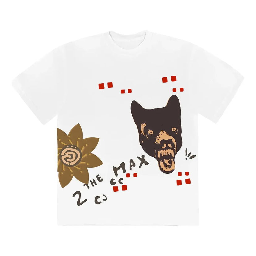 Majica Cactus Jack by Travis Scott Travis Scott Cactus Jack Wolf Graphic T-Shirt Bela | CJAM-SS03_M