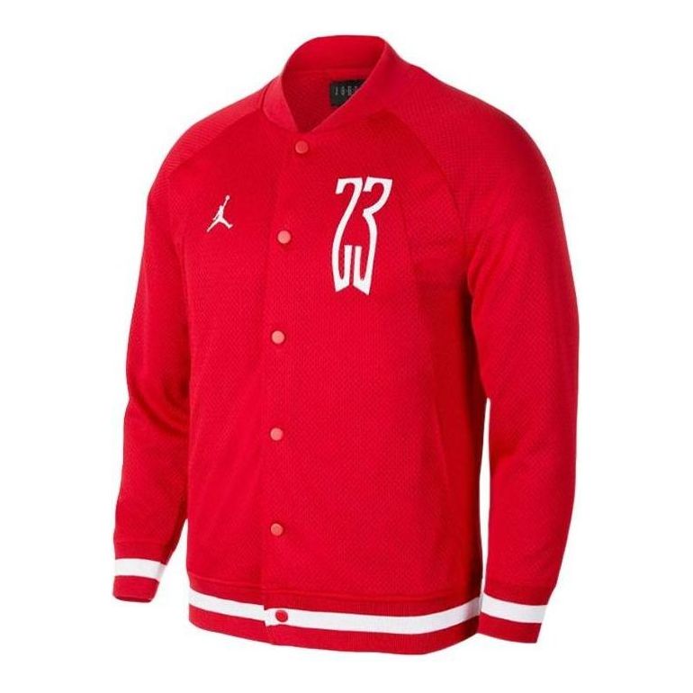 Bomber jakna Jordan Jordan Last Shot Mesh Bomber Jacket Rdeča | AQ0617-687