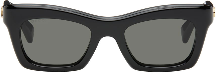 Sončna očala Gucci Black Rectangular Sunglasses Črna | GG1773S-001, 0