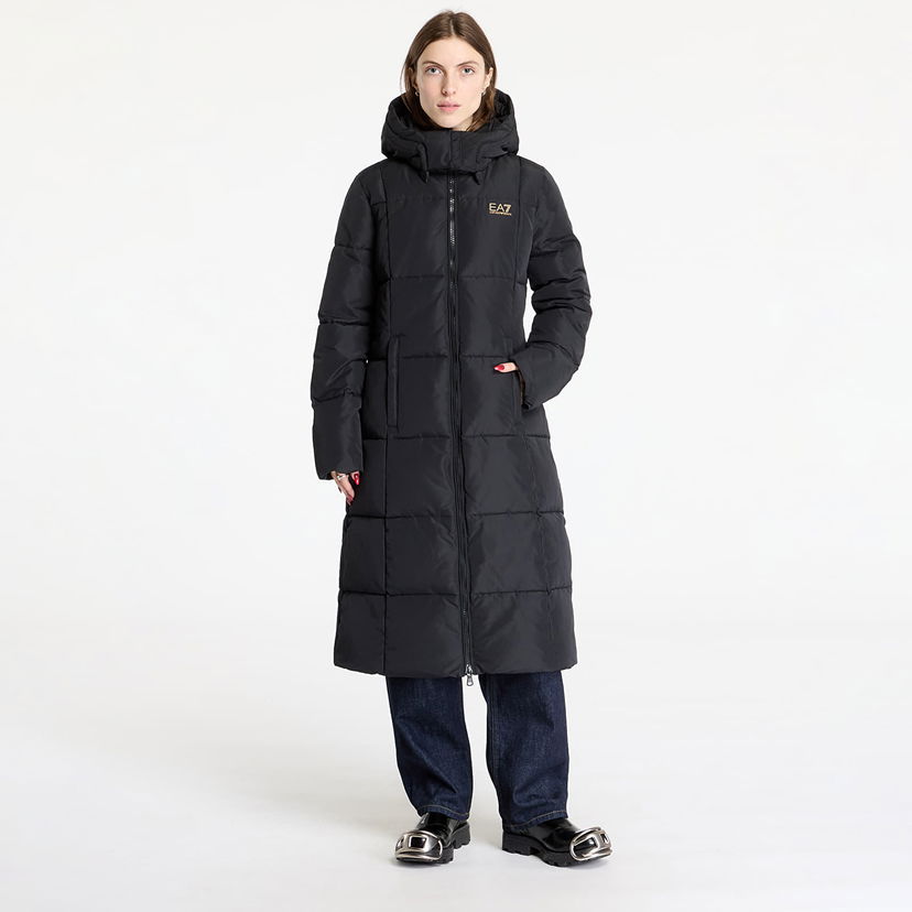Plašči Emporio Armani Long Padded Coat Črna | 6DTL01TN8AZ0210