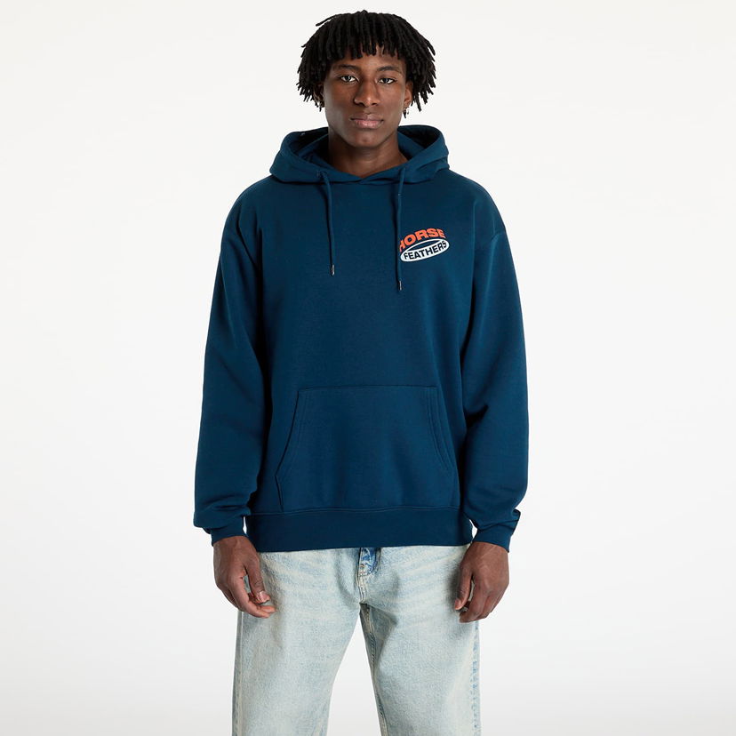 Pulover Horsefeathers Horsefeathers Orbit Hoodie Mornarica | SM1373A