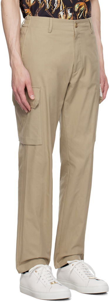 Cargo hlače Paul Smith Paul Smith Cargo Pants with Elasticized Waistband Bež | M1R-417Y-L01314, 1