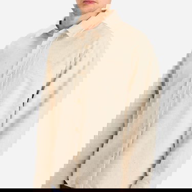 Srajce A.P.C. Men's Basile Marl Cotton Overshirt Bež | COGEV-H02709-AAD, 5