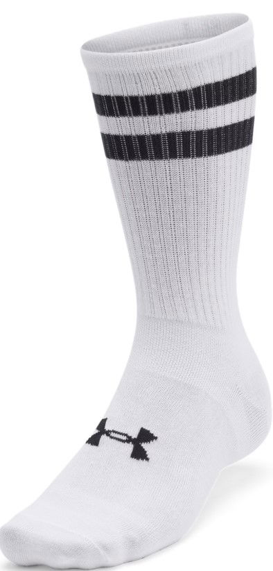 Nogavice Under Armour 6 Pack Essential Crew Socks Bela | 1387058-101