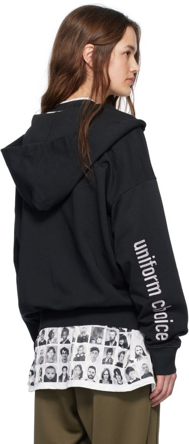 Pulover 032C Routine Zip Hoodie Črna | S25-URC-0841-050-W, 2