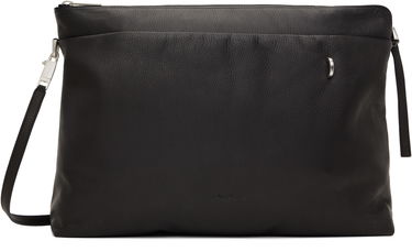 Torbica Rick Owens Rick Owens Hollywood Big Adri Leather Pouch Črna | RA01E0626 LCN, 0