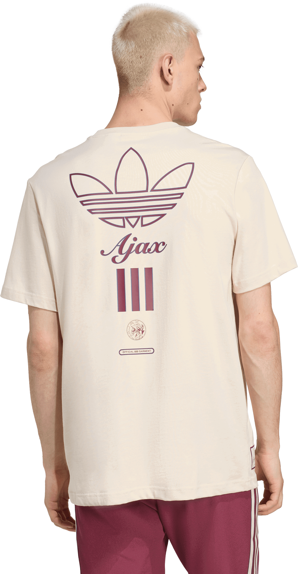Majica adidas Performance Ajax Amsterdam Terrace Icons T-Shirt Bež | JM7353, 1