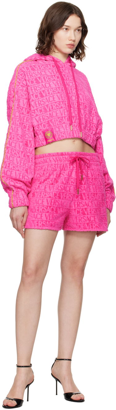 Kratke hlače Versace Versace 'I Heart Baroque' Shorts Roza | 1020145_1A14584, 3