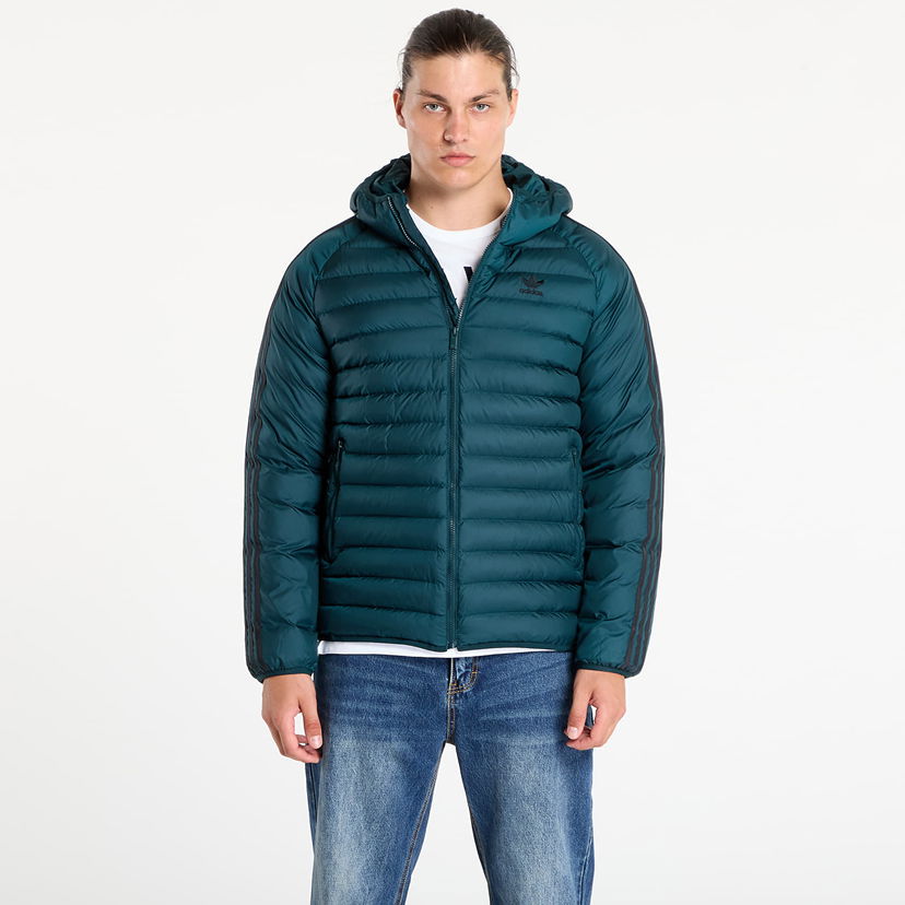 Puhovka adidas Originals Adidas Synthetic Hooded Jacket Zelena | JX4116