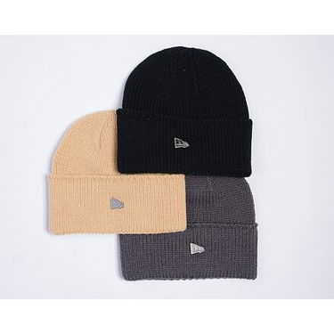 Beanie New Era Beanie - Medium Knit Wide Cuff Črna | 60565447, 2